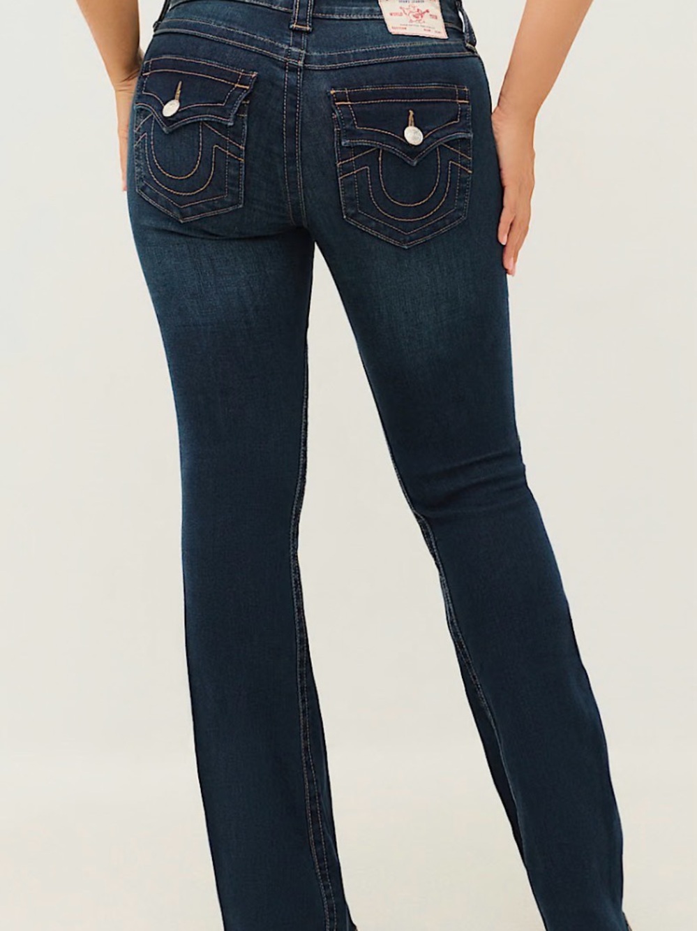 true religion Dark Blue Women's straight leg Jeans